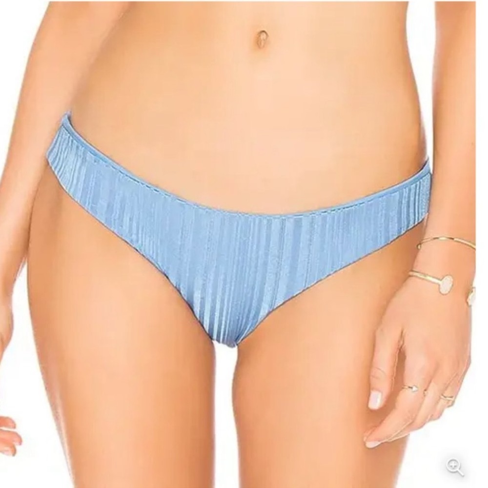 NWT - Tavik Ali Mini Swim Bottom Slinky Rib‎ Sea Blue